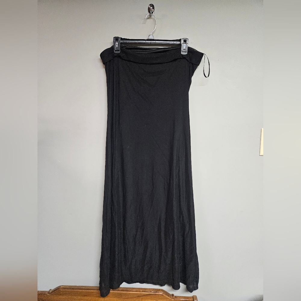 Women's Xl Black Strapless Tube Dress
